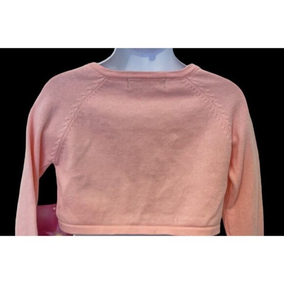 Princess Faith Toddler Girls Floral Cardigan Size 4T Pink Long Sleeve - Picture 7 of 12